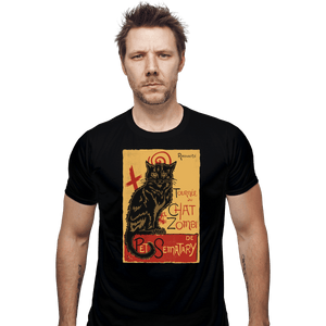 Shirts Fitted Shirts, Mens / Small / Black Chat Zombi