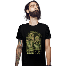 Load image into Gallery viewer, Shirts Fitted Shirts, Mens / Small / Black I Always Play As High Elf
