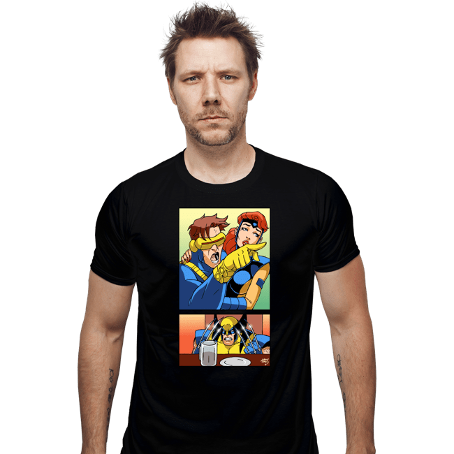 Secret_Shirts Fitted Shirts, Mens / Small / Black Mutant Yelling!