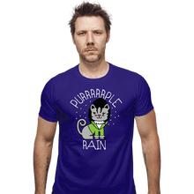 Load image into Gallery viewer, Daily_Deal_Shirts Fitted Shirts, Mens / Small / Violet Purrrrrple Rain
