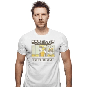 Shirts Fitted Shirts, Mens / Small / White Festivus