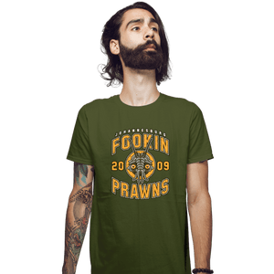 Shirts Fitted Shirts, Mens / Small / Military Green Joburg Prawns