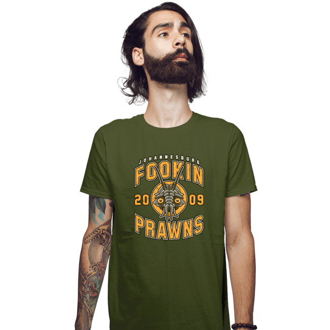 Shirts Fitted Shirts, Mens / Small / Military Green Joburg Prawns