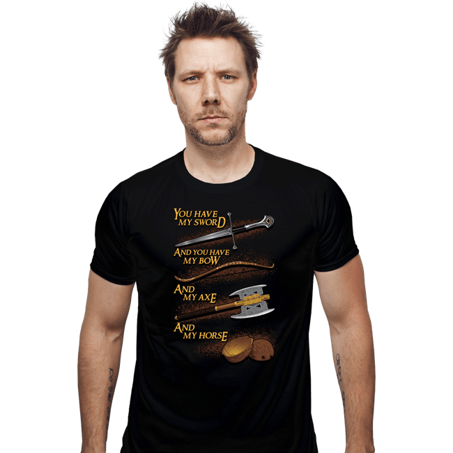 Daily_Deal_Shirts Fitted Shirts, Mens / Small / Black Holy Ring