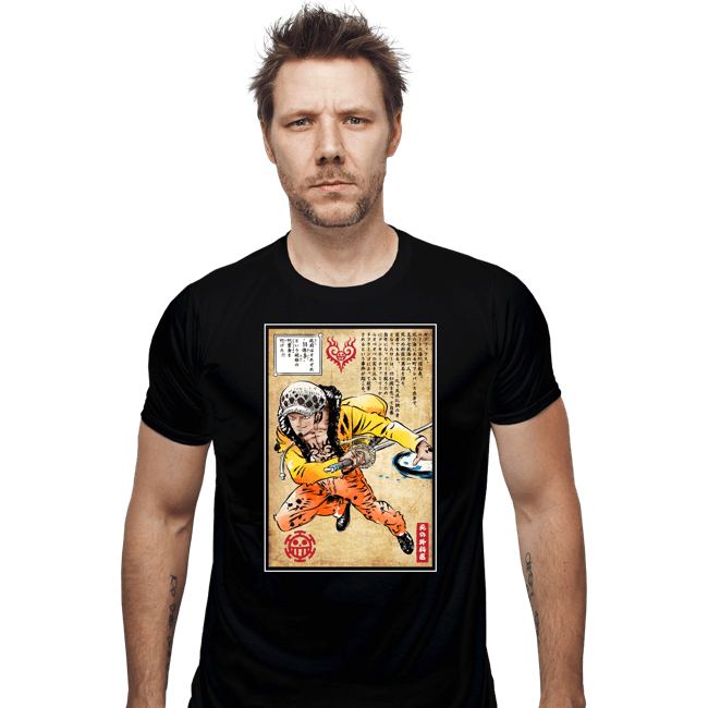 Daily_Deal_Shirts Fitted Shirts, Mens / Small / Black Surgeon of Death Woodblock