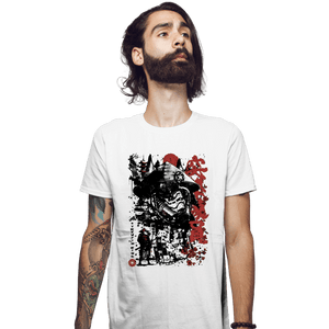 Daily_Deal_Shirts Fitted Shirts, Mens / Small / White Trooper Samurai