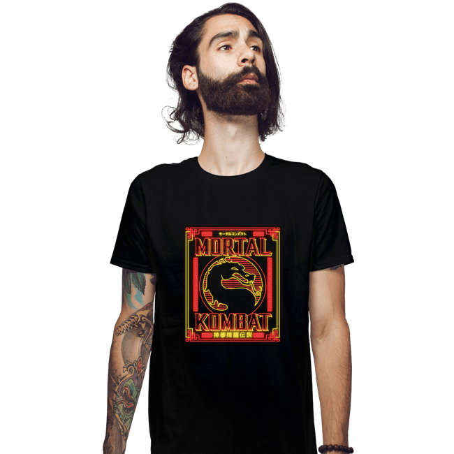 Shirts Fitted Shirts, Mens / Small / Black Fatality Neon