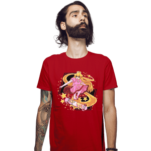 Shirts Fitted Shirts, Mens / Small / Red Pro Skater Princess