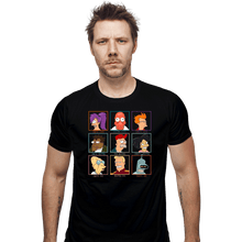 Load image into Gallery viewer, Daily_Deal_Shirts Fitted Shirts, Mens / Small / Black Moral Alignment Chart
