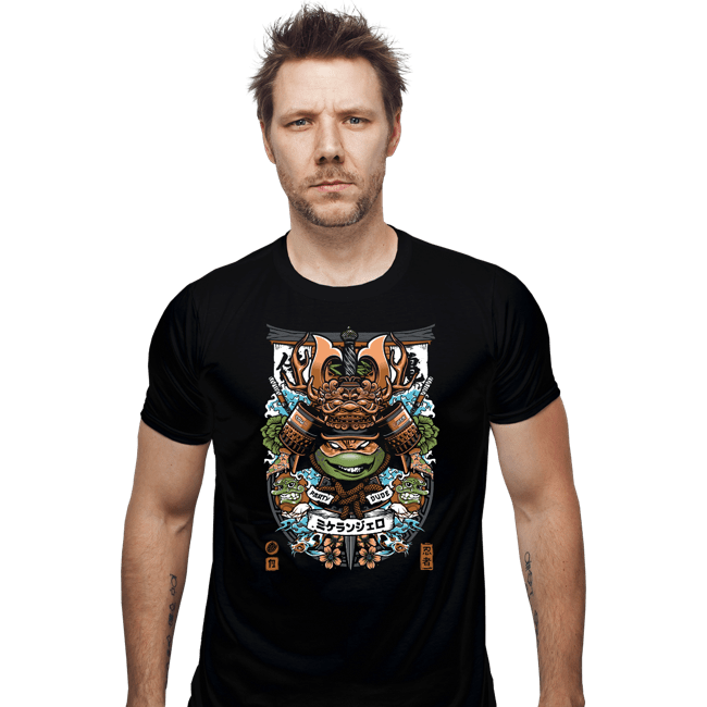 Daily_Deal_Shirts Fitted Shirts, Mens / Small / Black Samurai Mikey