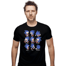 Load image into Gallery viewer, Shirts Fitted Shirts, Mens / Small / Black Hedgehog
