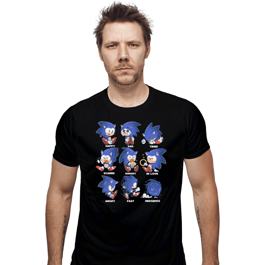 Shirts Fitted Shirts, Mens / Small / Black Hedgehog