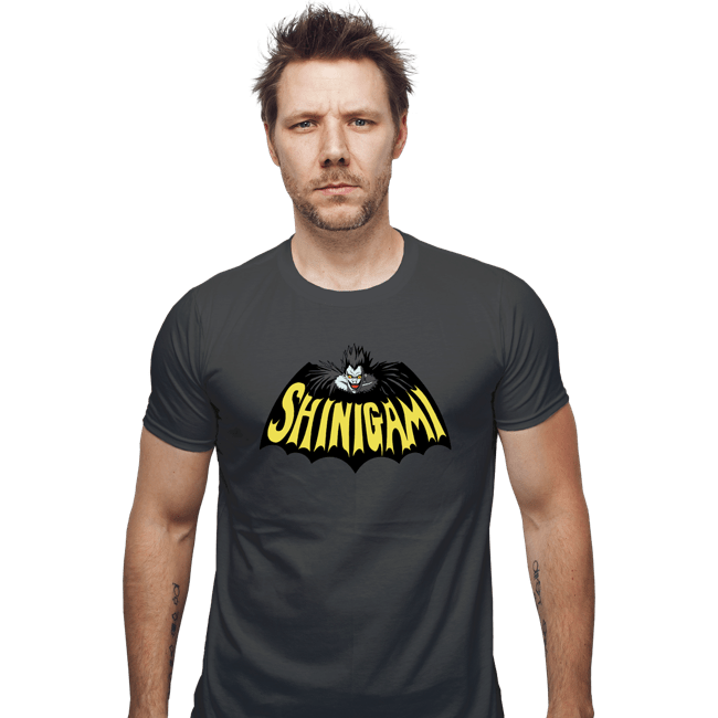 Shirts Fitted Shirts, Mens / Small / Charcoal Bat Shinigami