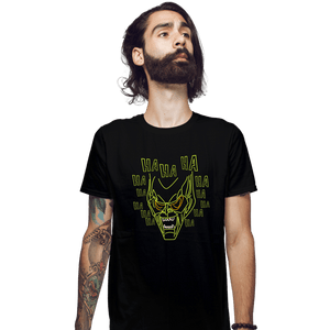 Shirts Fitted Shirts, Mens / Small / Black Neon Green Goblin