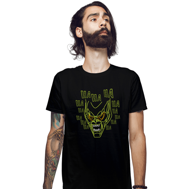 Shirts Fitted Shirts, Mens / Small / Black Neon Green Goblin