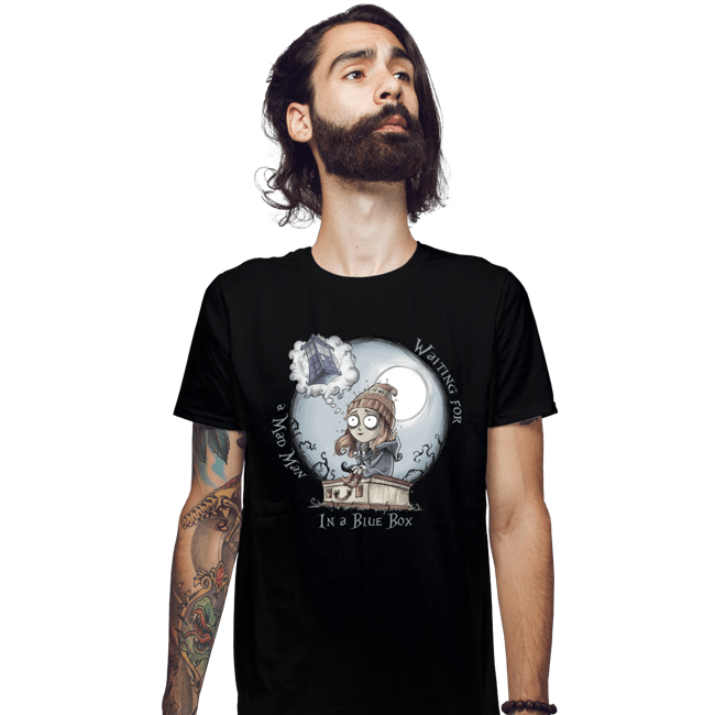 Shirts Fitted Shirts, Mens / Small / Black The Girl Who Waited