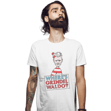 Load image into Gallery viewer, Shirts Fitted Shirts, Mens / Small / White Where&#39;s Grindelwaldo
