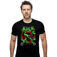 Load image into Gallery viewer, Daily_Deal_Shirts Fitted Shirts, Mens / Small / Black World Eater Metal
