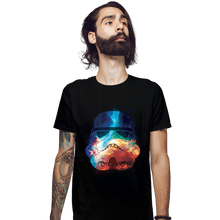 Load image into Gallery viewer, Daily_Deal_Shirts Fitted Shirts, Mens / Small / Black Galactic Stormtrooper
