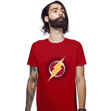 Load image into Gallery viewer, Shirts Fitted Shirts, Mens / Small / Red Speed Demon

