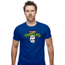 Load image into Gallery viewer, Daily_Deal_Shirts Fitted Shirts, Mens / Small / Royal Blue I Like Turtles
