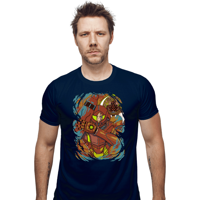 Secret_Shirts Fitted Shirts, Mens / Small / Navy The Huntress