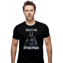 Load image into Gallery viewer, Secret_Shirts Fitted Shirts, Mens / Small / Black Trust The Bat
