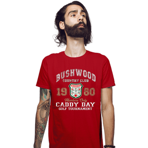 Secret_Shirts Fitted Shirts, Mens / Small / Red Bushwood Caddy