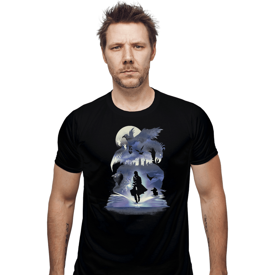 Shirts Fitted Shirts, Mens / Small / Black The Fantastic Book Of Magic