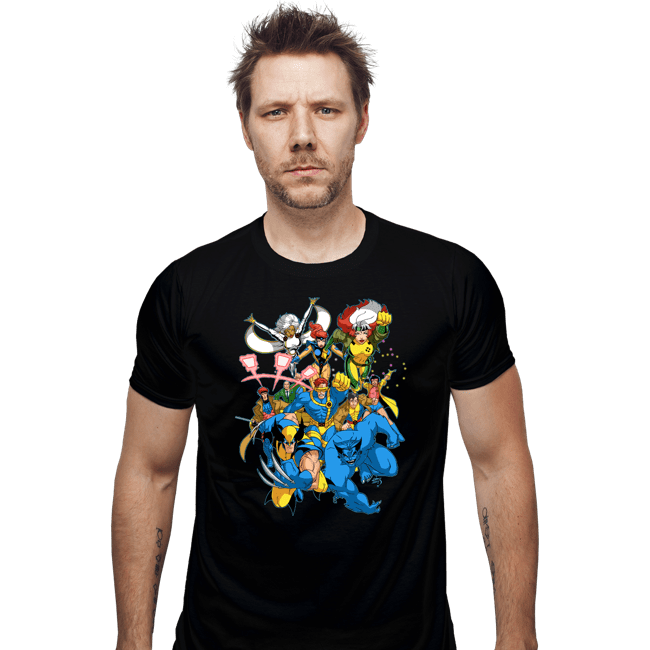Secret_Shirts Fitted Shirts, Mens / Small / Black 90's Mutants