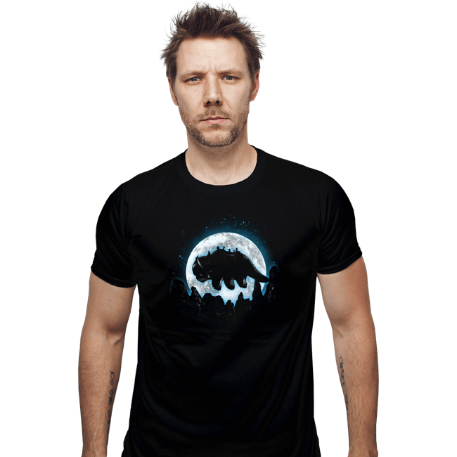 Secret_Shirts Fitted Shirts, Mens / Small / Black Yip Moon