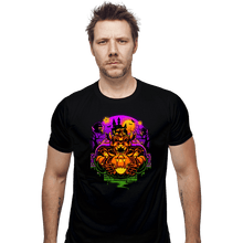 Load image into Gallery viewer, Daily_Deal_Shirts Fitted Shirts, Mens / Small / Black Happy Bowserween
