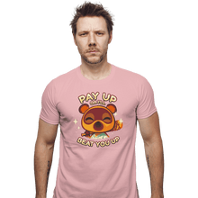 Load image into Gallery viewer, Shirts Fitted Shirts, Mens / Small / Pink Pay Up
