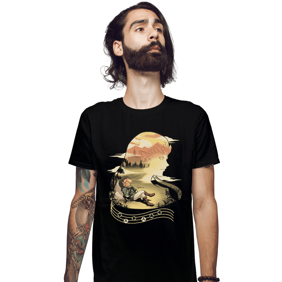 Shirts Fitted Shirts, Mens / Small / Black Hero Of Time