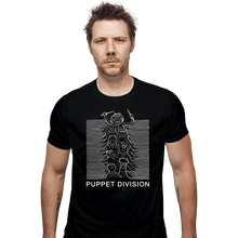 Load image into Gallery viewer, Daily_Deal_Shirts Fitted Shirts, Mens / Small / Black Puppet Division
