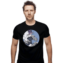 Load image into Gallery viewer, Shirts Fitted Shirts, Mens / Small / Black Surfing Gengar
