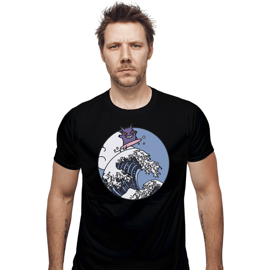 Shirts Fitted Shirts, Mens / Small / Black Surfing Gengar
