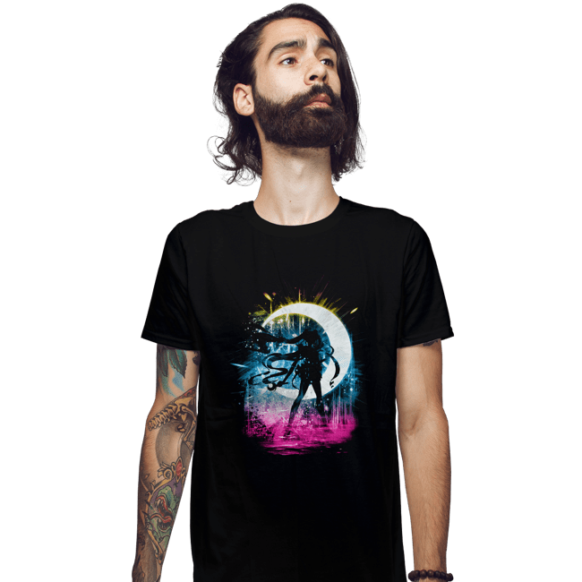 Shirts Fitted Shirts, Mens / Small / Black Sailor Moon Storm