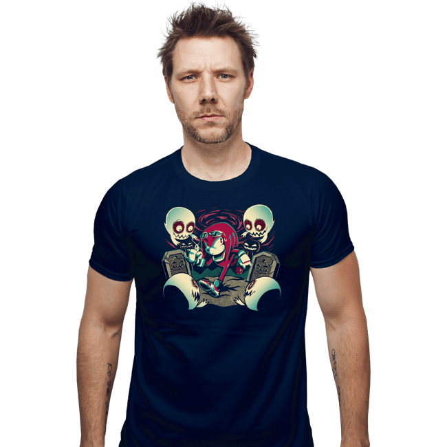 Daily_Deal_Shirts Fitted Shirts, Mens / Small / Navy Pumpkin Hill