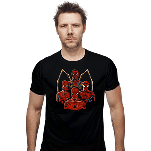 Shirts Fitted Shirts, Mens / Small / Black The Four Spidermen