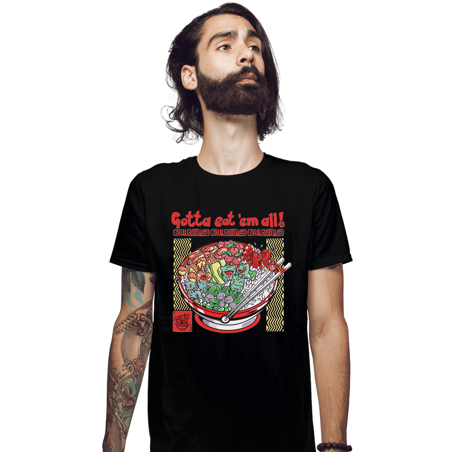 Secret_Shirts Fitted Shirts, Mens / Small / Black Poke Bowl Secret Sale