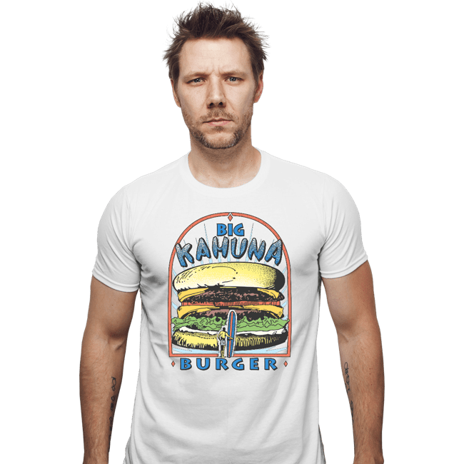 Secret_Shirts Fitted Shirts, Mens / Small / White Big Kahuna