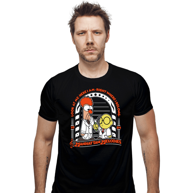 Shirts Fitted Shirts, Mens / Small / Black Beaker and Bunsen Melodies