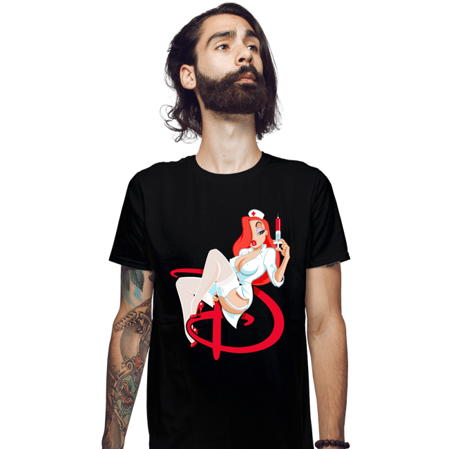 Shirts Fitted Shirts, Mens / Small / Black Nurse Jessica