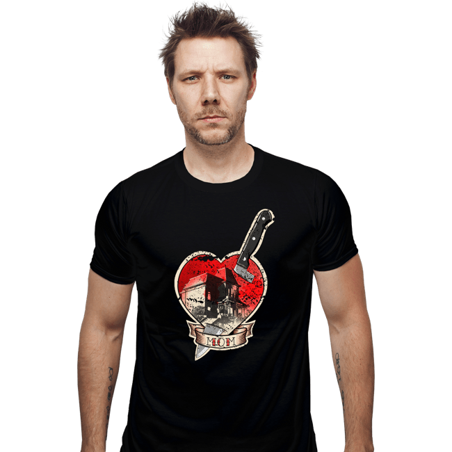 Shirts Fitted Shirts, Mens / Small / Black Mom tattoo