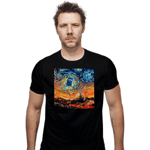 Shirts Fitted Shirts, Mens / Small / Black Van Gogh Never Saw Gallifrey