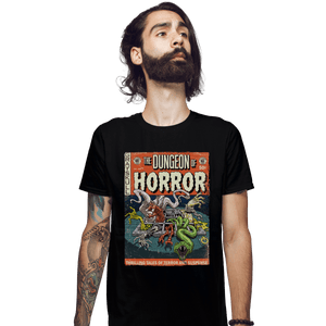 Shirts Fitted Shirts, Mens / Small / Black The Dungeon Of Horror