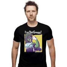 Load image into Gallery viewer, Shirts Fitted Shirts, Mens / Small / Black I&#39;m Old Gregg

