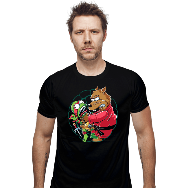 Daily_Deal_Shirts Fitted Shirts, Mens / Small / Black Why You Little Turtle