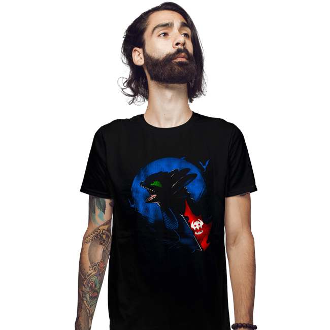 Shirts Fitted Shirts, Mens / Small / Black Night Fury